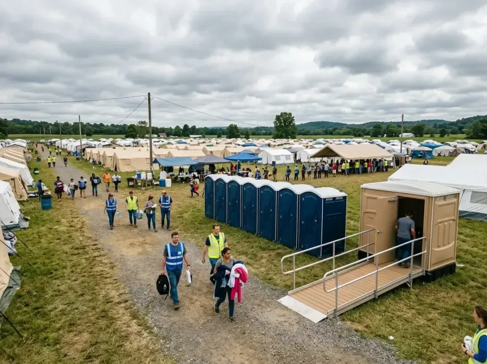 disaster-relief-camp-restrooms-010 — frequently asked questions, Dumpster & Portable Bathrooms Rental in Yorkshire, VA